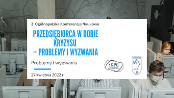 Przesiębiorca w dobie kryzysu - problemy i wyzwania